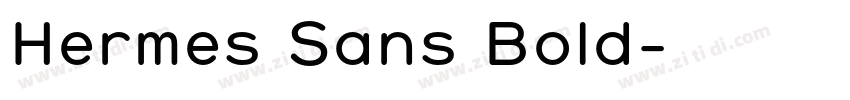 Hermes Sans Bold字体转换